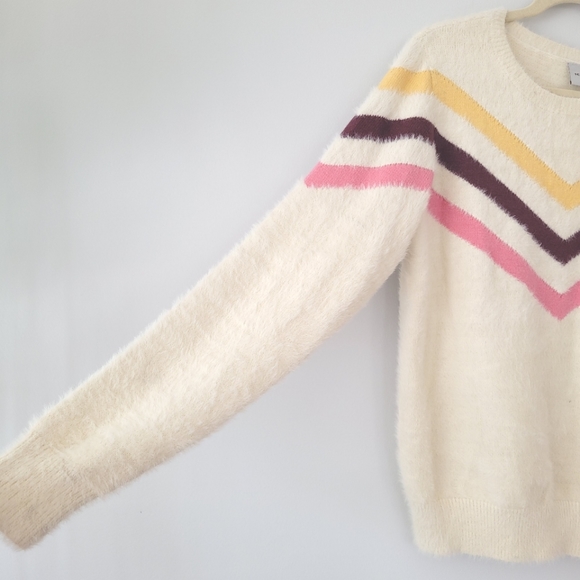 ICHI Crew Neck Long Sleeve Soft Ihmelody Sweater - Picture 4 of 8